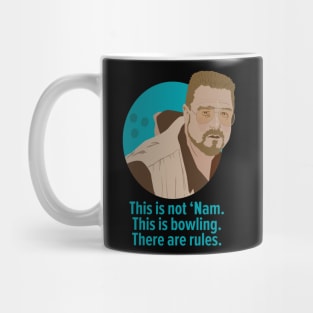 Walter Sobchak - Bowling Rules in 'The Big Lebowski' Tribute Mug